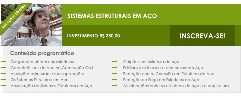 Sistemas Estruturais em A�o - INSCREVA-SE!